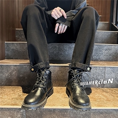 xz116-D1050-P45控68现货高阶马丁靴黑色牛仔裤，男装牛仔裤，星座116