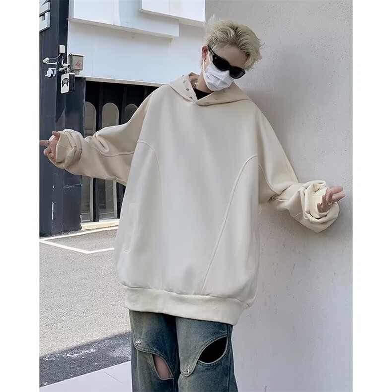 美式连帽卫衣男潮ins港风潮流WQ44P50,男装卫衣,星座1116-2