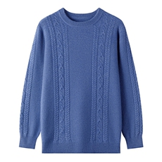 男士套头圆领毛衣秋冬季新款舒适潮流时尚百搭宽松羊绒衫，男装羊绒套衫，忠诺羊绒高端店