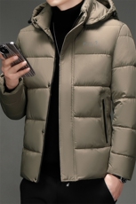 男士连帽保暖棉服2023冬季新款中年商务休闲御寒棉衣男装厚款外套，男装棉衣，电商B212（原钱塘6029）