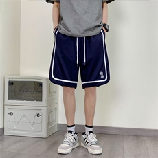 潮牌春秋印花ins宽松型五分裤文艺男潮青春流行休闲裤日系，男装休闲裤，星座716-2