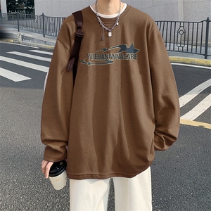 抖音供货、秋季现货舒适棉宽松重磅长袖T恤 D223A-CT2326-特P28图片