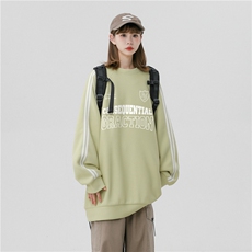 2024中性风字母印花320G珠地时尚卫衣A268-B903P45控68，男装卫衣，电商A268