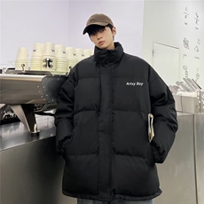 棉服男冬季加厚潮牌大码港风小众棉衣面包服M802P65，男装棉衣，星座1116-2