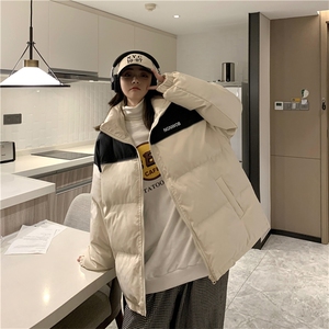 新款棉衣外套男加厚保暖面包服潮流情侣款港风棉袄H W2316-P78图片