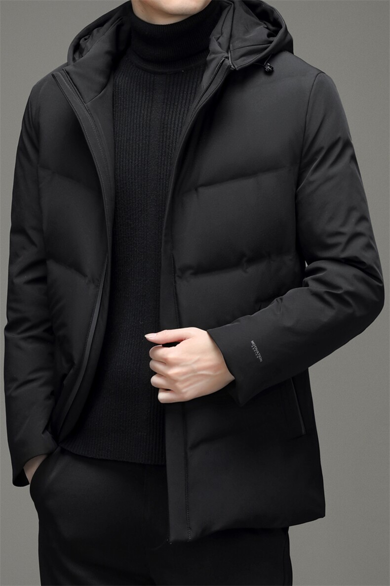 中年男士羽绒服男外套连帽冬季新款90白鸭绒男士上衣DD21720-P360,男装羽绒服,电商B212（原钱塘6029）