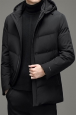 中年男士羽绒服男外套连帽冬季新款90白鸭绒男士上衣DD21720-P360，男装羽绒服，电商B212（原钱塘6029）