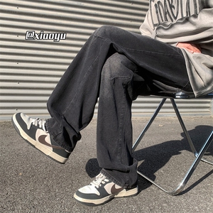 XZ616 春季新款复古设计感牛仔裤休闲长裤 TY960 P55控68图片