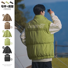 两穿印花棉衣DT2215-TP140控价188冬季可拆卸袖子外套男马甲，男装棉衣，电商A102-1