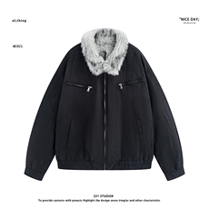平铺~冬季美式加厚座山雕棉衣外套E107/P138，男装棉衣，电商B331