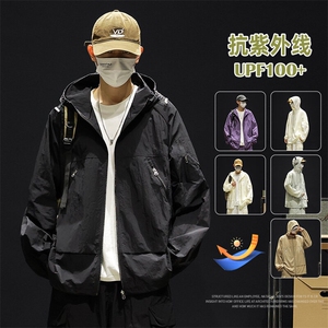 UPF100+有报告 凉感轻薄透气套装防晒服 两件套HS622-P75图片