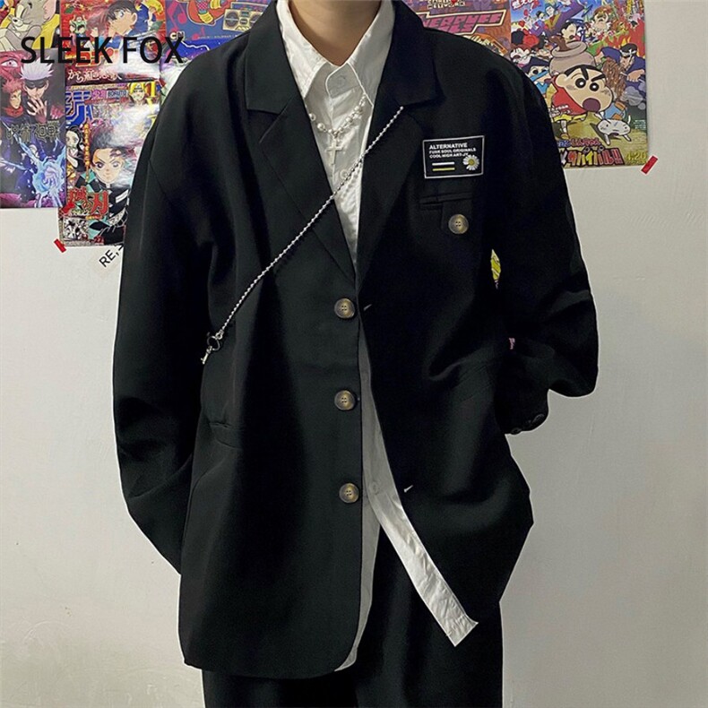 1506-1/JBU-XZ651/P54春季新款ins痞帅西服男士潮流宽学院风夹克,男装夹克,星座1506-1