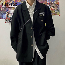 1506-1/JBU-XZ651/P54春季新款ins痞帅西服男士潮流宽学院风夹克，男装夹克，星座1506-1