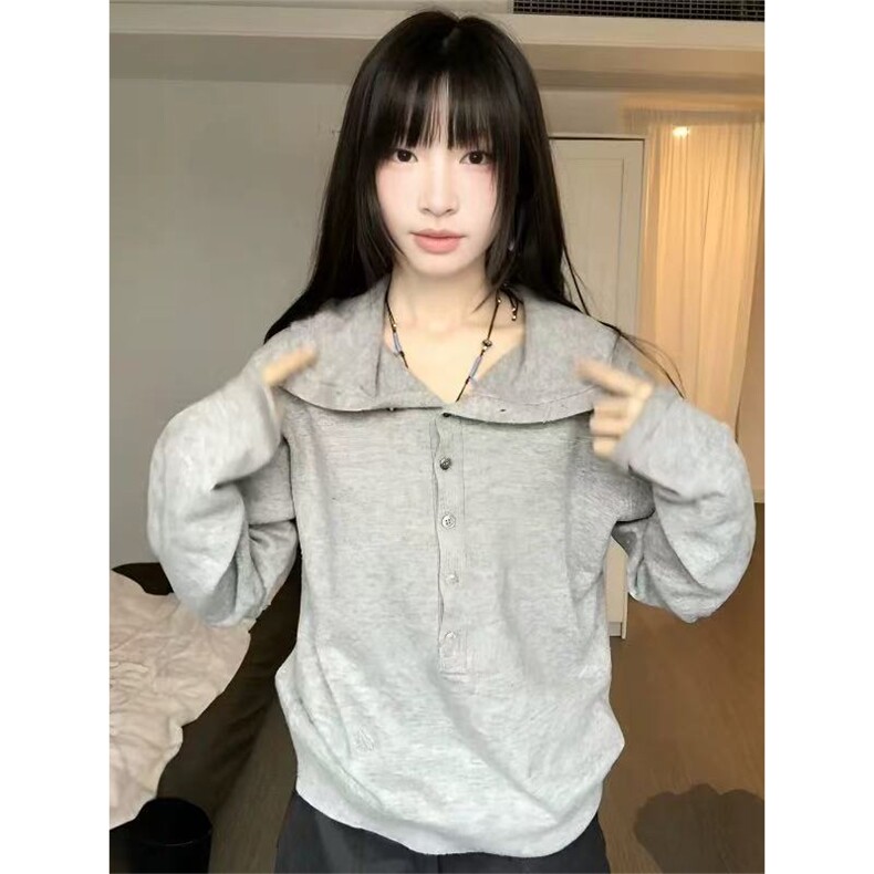 网图有货 简约超软糯亲肤连帽针织衫男女散口卷边毛衣 A1276-P72图片