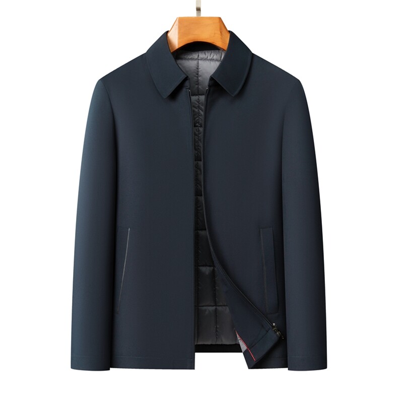 冬季棉衣中老年行政夹克翻领高品质棉服男士商务休闲外套M113-P92,男装夹克,星座310B-3