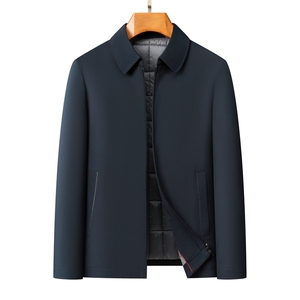 冬季棉衣中老年行政夹克翻领高品质棉服男士商务休闲外套M113-P92图片