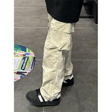 【有货】杏色扎染大口袋速干工装裤美式高街裤子宽松G73LL-特P48，男装工装外套，星座1007（原301D）