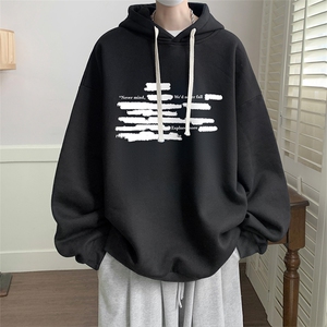 连帽卫衣男大码胖子帽衫大号运动服WY2445-P35图片