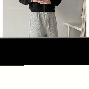 防寒保暖棉裤男女2025冬季潮牌宽松直筒baggy夹棉裤子 D385 P58图片