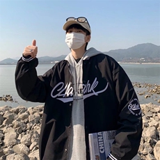 两面穿外套男春秋季ins潮宽松百搭夹克J033P60，男装夹克，星座1116-2