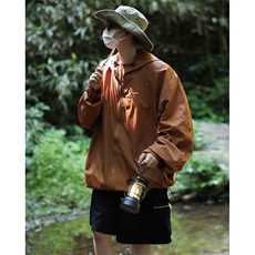 情侣冰丝防晒衣夏季薄连帽皮肤衣服潮牌日系户外外套男FS103-P35，男装夹克，星座1008