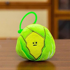 童话毛绒 包菜挂件