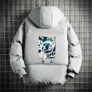 控128加绒面包服男大码羊羔毛衣男MY16275-P100图片
