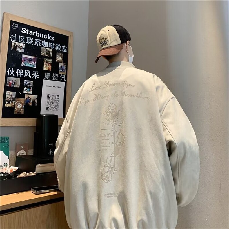 美式棒球服外套男秋冬季2024新款设计感小众高街潮牌Y6611-P88,男装夹克,星座1109-3