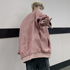 港风高街痞帅男装外套美式短款夹克PU皮机车服DSA157B-J206-P90，男装夹克，电商A157B