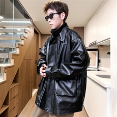 三合一冬季加厚刺绣皮棉衣男翻领棉服棉袄子潮A266-PYT0071-P120，男装棉衣，电商A266