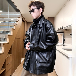 三合一冬季加厚刺绣皮棉衣男翻领棉服棉袄子潮A266-PYT0071-P120图片