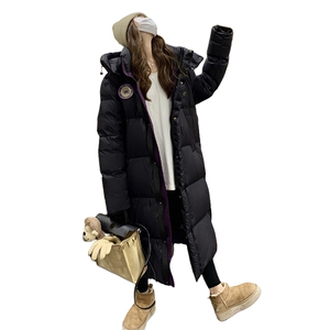 紫金羽绒服女长款2025年冬装新款韩版宽松外套图片
