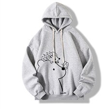 纯棉连帽卫衣男大码运动帽衫宽松薄WY2166-P35加绒款-P40，男装卫衣，电商A040
