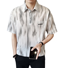 男士中袖衬衫脏脏衣夏季新款时尚百搭休闲衬衣薄款上衣C5279-P58，男装衬衫，电商A237