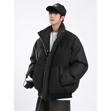 (网图)特价棉服特批价S起立领PU皮棉服皮棉服313B-Y665-P70，男装棉衣，星座313B