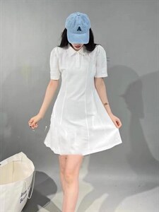 夏季新款韩版洋气学院风修身显瘦连衣裙图片