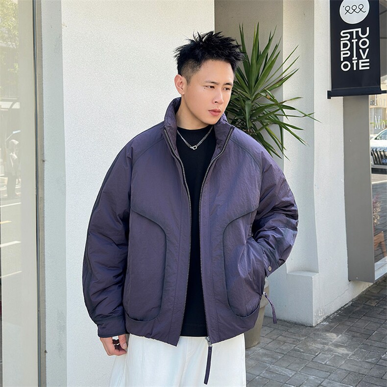 2025标90白鸭绒立领高品质羽绒服大码339-P370，男装羽绒服，星座223（原229-2）