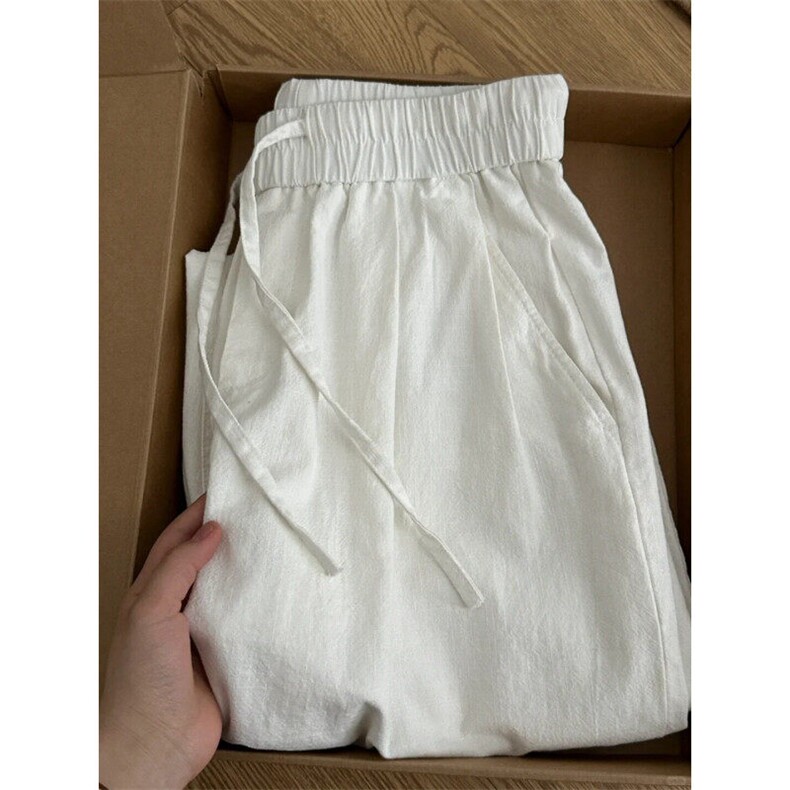 竹节棉褶皱棉麻休闲裤1302-8896-P65控98成分100棉,男装休闲裤,星座1302