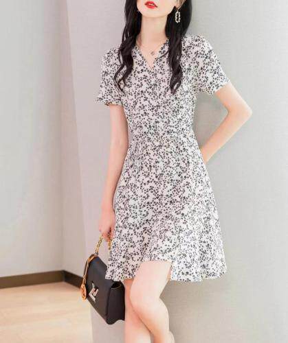 夏季新款，碎花连衣裙，女装连衣裙，那茉