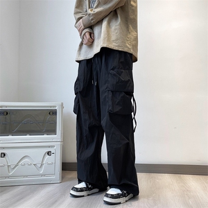美式高街潮牌大口袋工装裤男2024秋季多口袋直筒休闲裤 K7316-P38图片