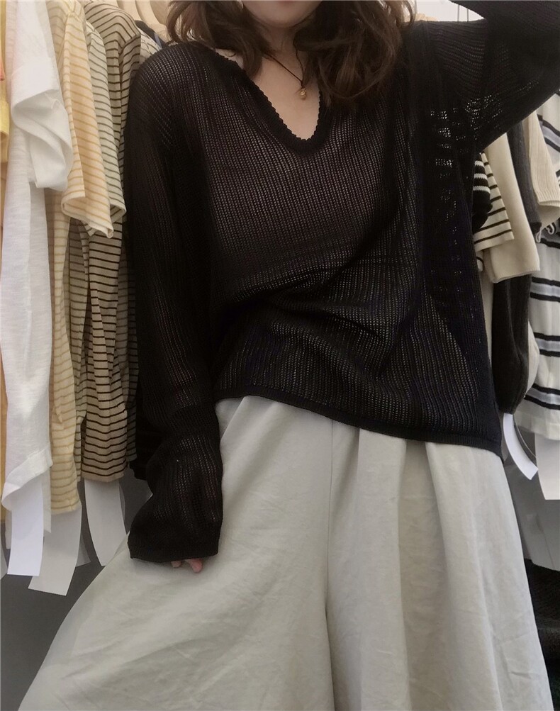 简约舒适百搭女士时尚套头衫长袖，女装蕾丝衫/雪纺衫，斯尔特羊绒