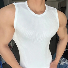 网图+boxy健身无缝速干透气运动短袖背心W1295/特P30，男装背心/马甲，电商B350