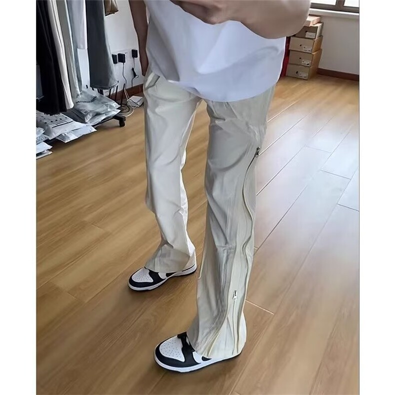 美式工装裤男女夏新款款速干垂感高腰宽松阔腿伞兵裤YK73P42，男装工装外套，星座1013-5