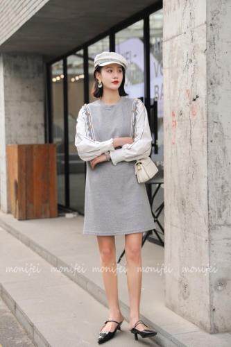 2021春装连衣裙，女装连衣裙，莫妮菲