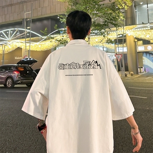 量大优  供视频 冰丝短袖衬衫男 DS187-特P 25图片