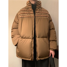 秋冬棉衣加厚夹克加绒外套厚棉袄拼色棉袄厚1016-1W106P128K158，男装夹克，星座1016-1（原电商B408-1）