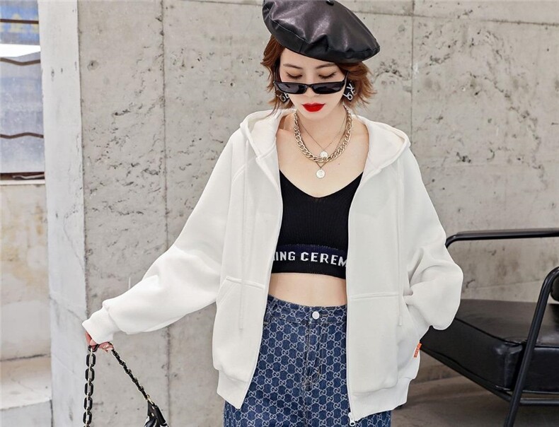 现货早秋新款卫衣外套，女装卫衣/绒衫，恋钱