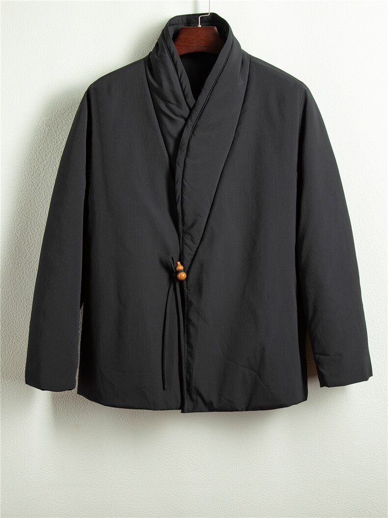 秋冬新款风男装改良新中式汉服棉衣外套HM19P130,男装棉衣,钱塘802