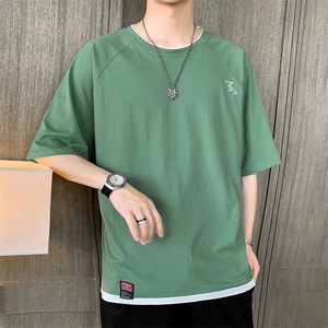 短袖t恤店主风男士圆领潮流体桖夏季印花衣服TC3021-P25图片