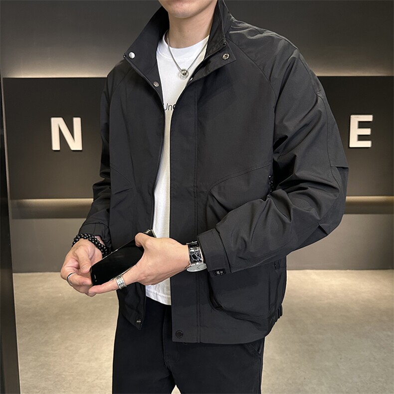 2025年新款【】立领拉链潮流户外运动外套夹克J3076-P85,男装夹克,电商B245A